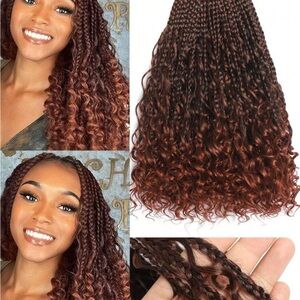 Curly Ombre Hair Extensions Goddess locs fast shipping soon as you buy it !!!